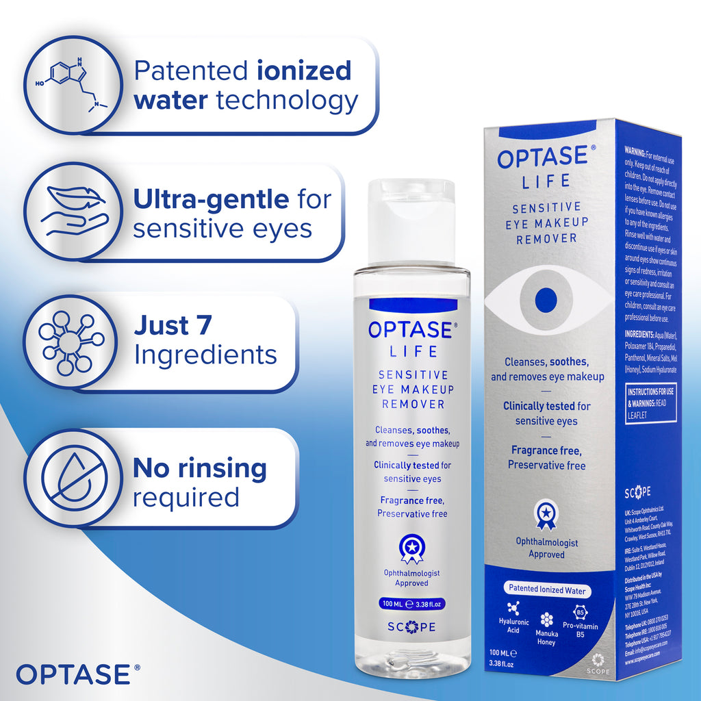 OPTASE life - Sensitive eye makeup remover