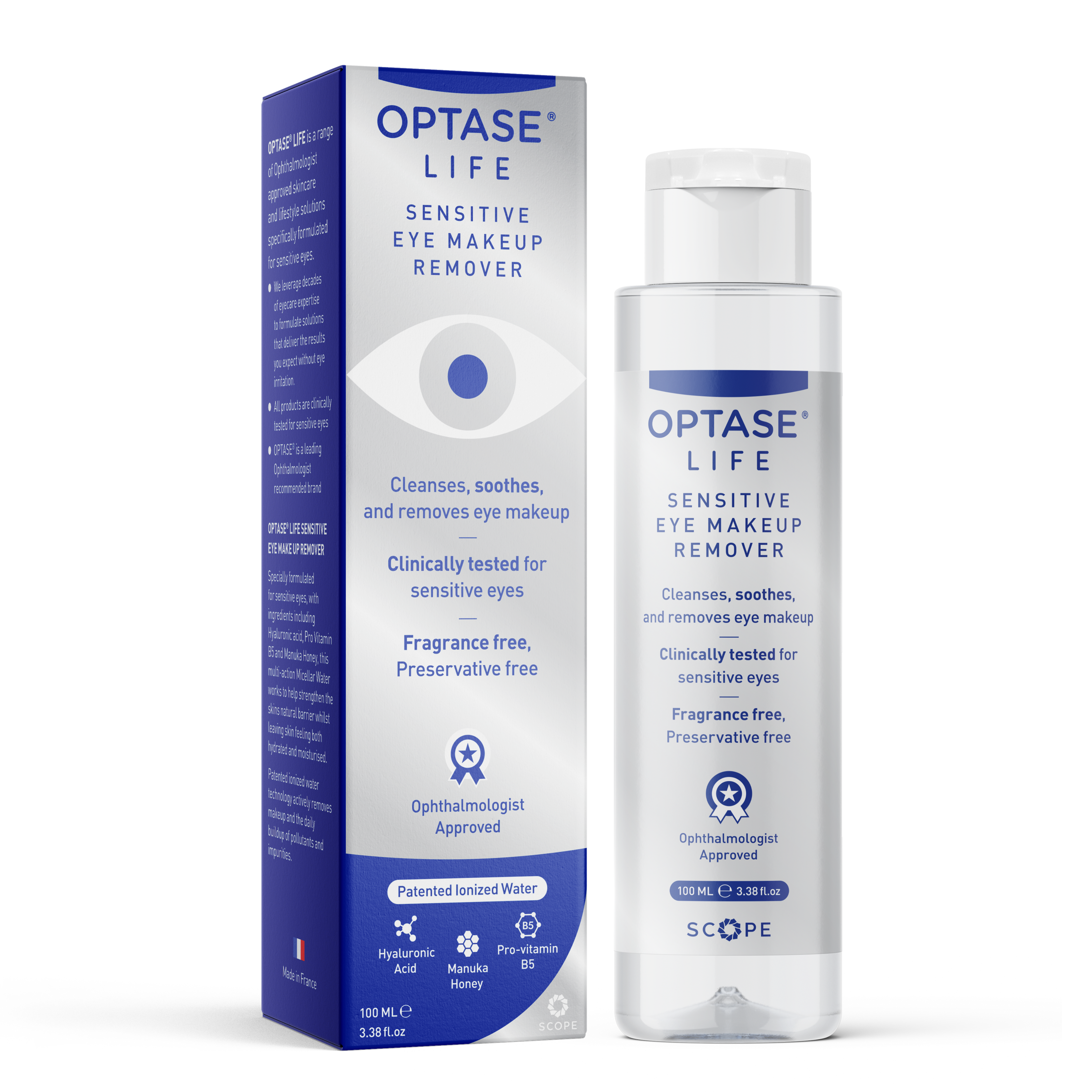 OPTASE life - Sensitive eye makeup remover